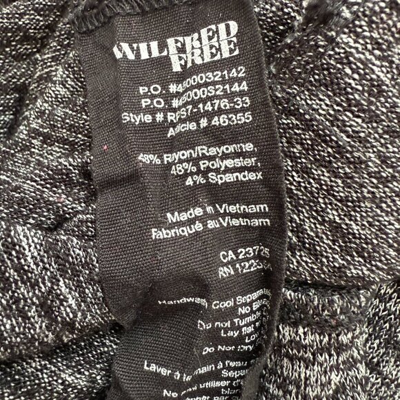 Aritzia Wilfred Free Devinette V-Neck Sweater Pullover Women's Large Gray Cozy - Picture 11 of 11